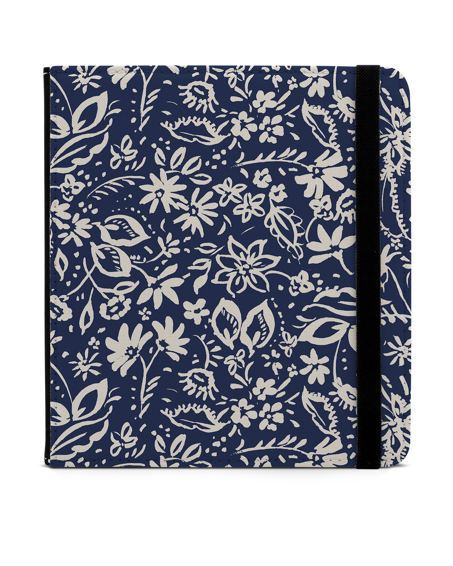 Ditsy Blue Paisley eReader Case for tolino vision 6: Front View
