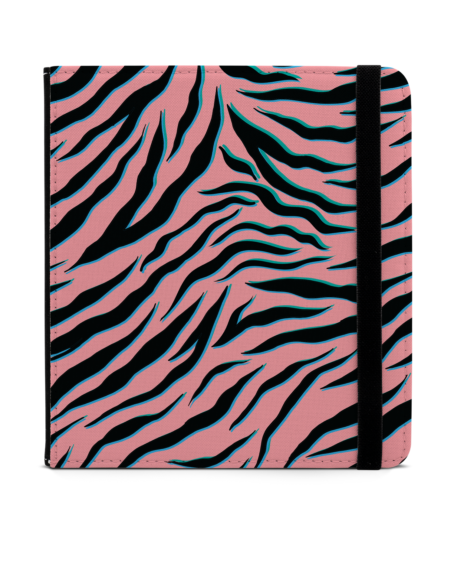 Pink Zebra eReader Case for tolino vision 6: Front View