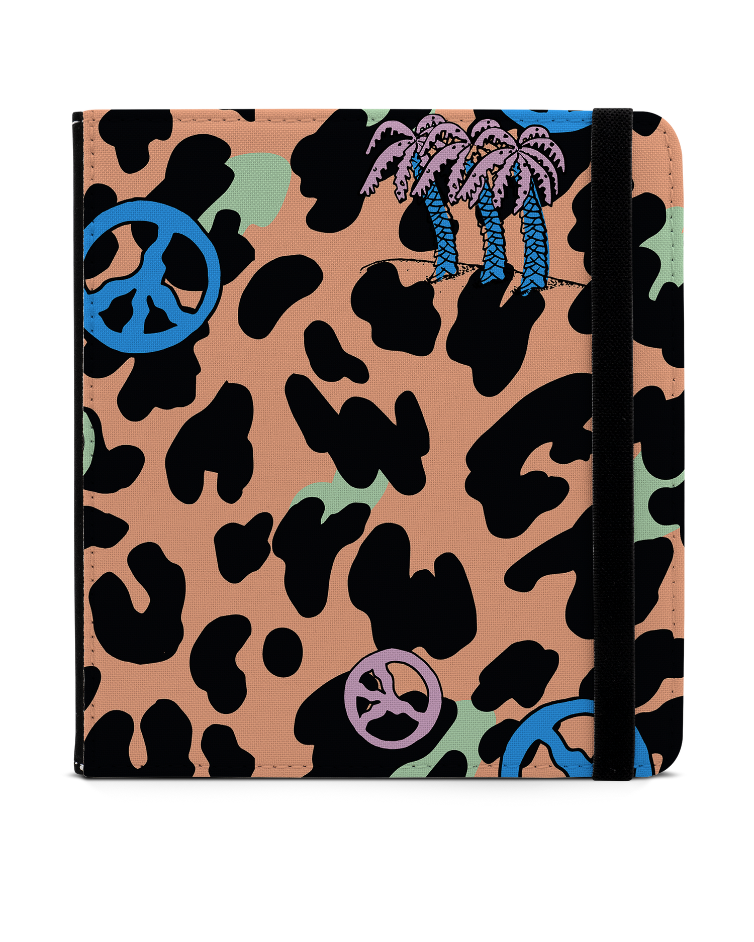 Leopard Peace Palms eReader Case for tolino vision 6: Front View