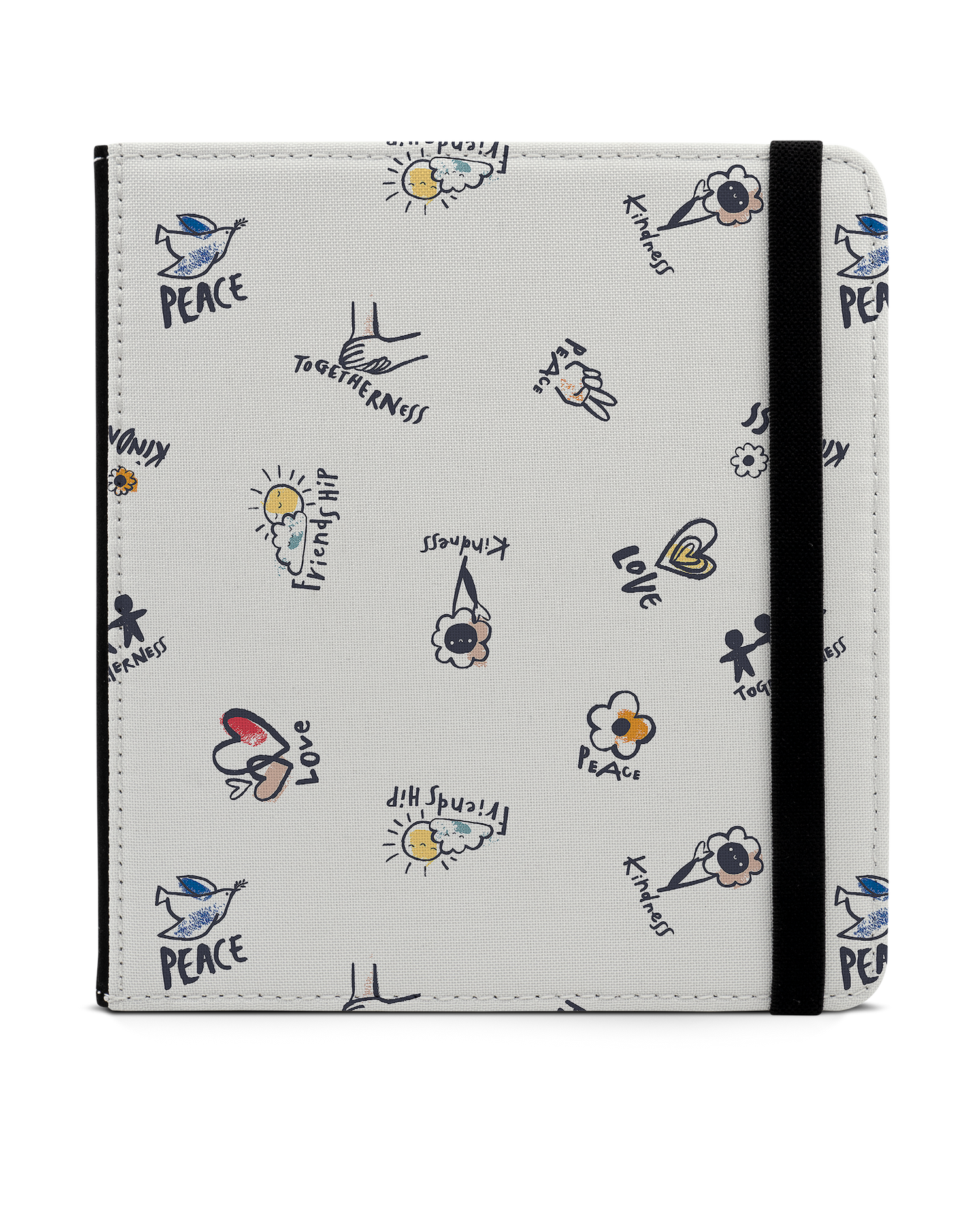Peace And Love eReader Case for tolino vision 6: Front View