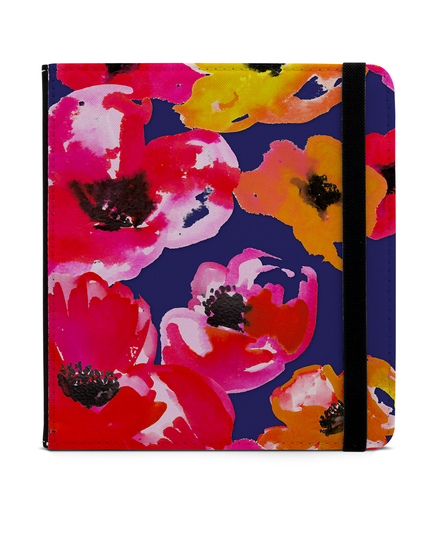 Painted Poppies eReader Case for tolino vision 6: Front View
