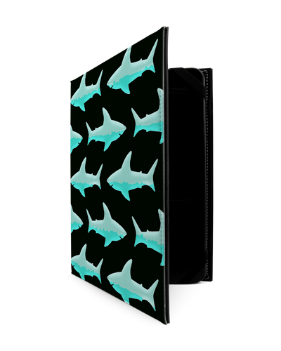 Neon Sharks Tablet Case M