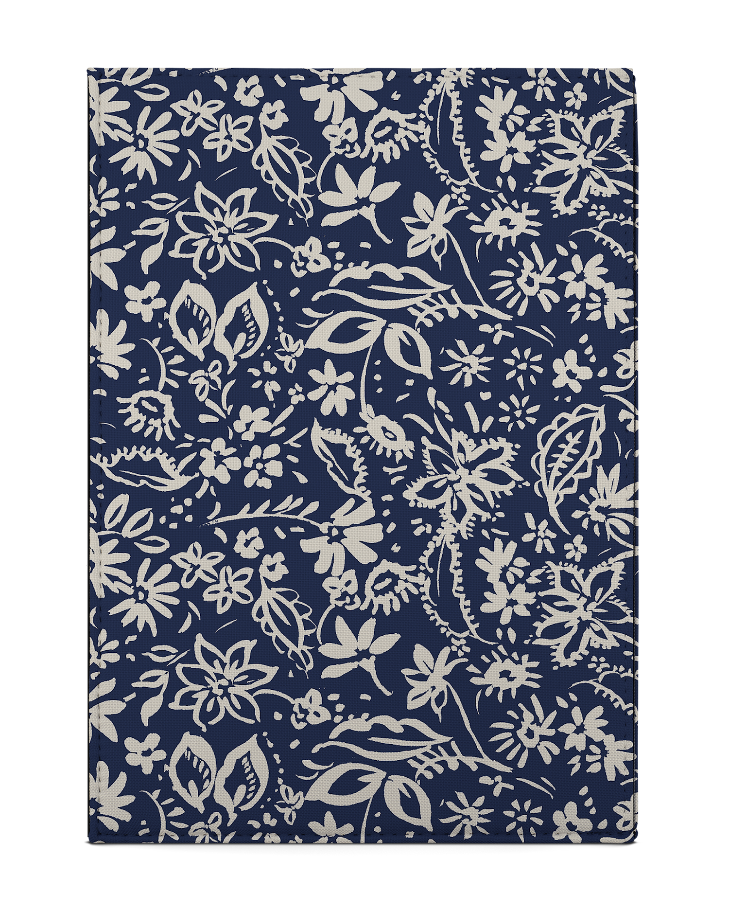 Ditsy Blue Paisley Tablet Case M: Back View