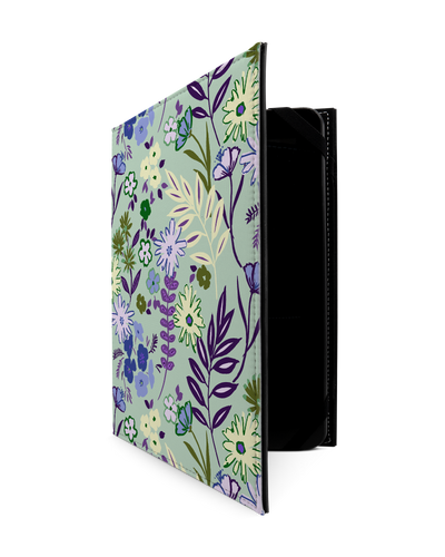 Pretty Purple Flowers Tablet Case M
