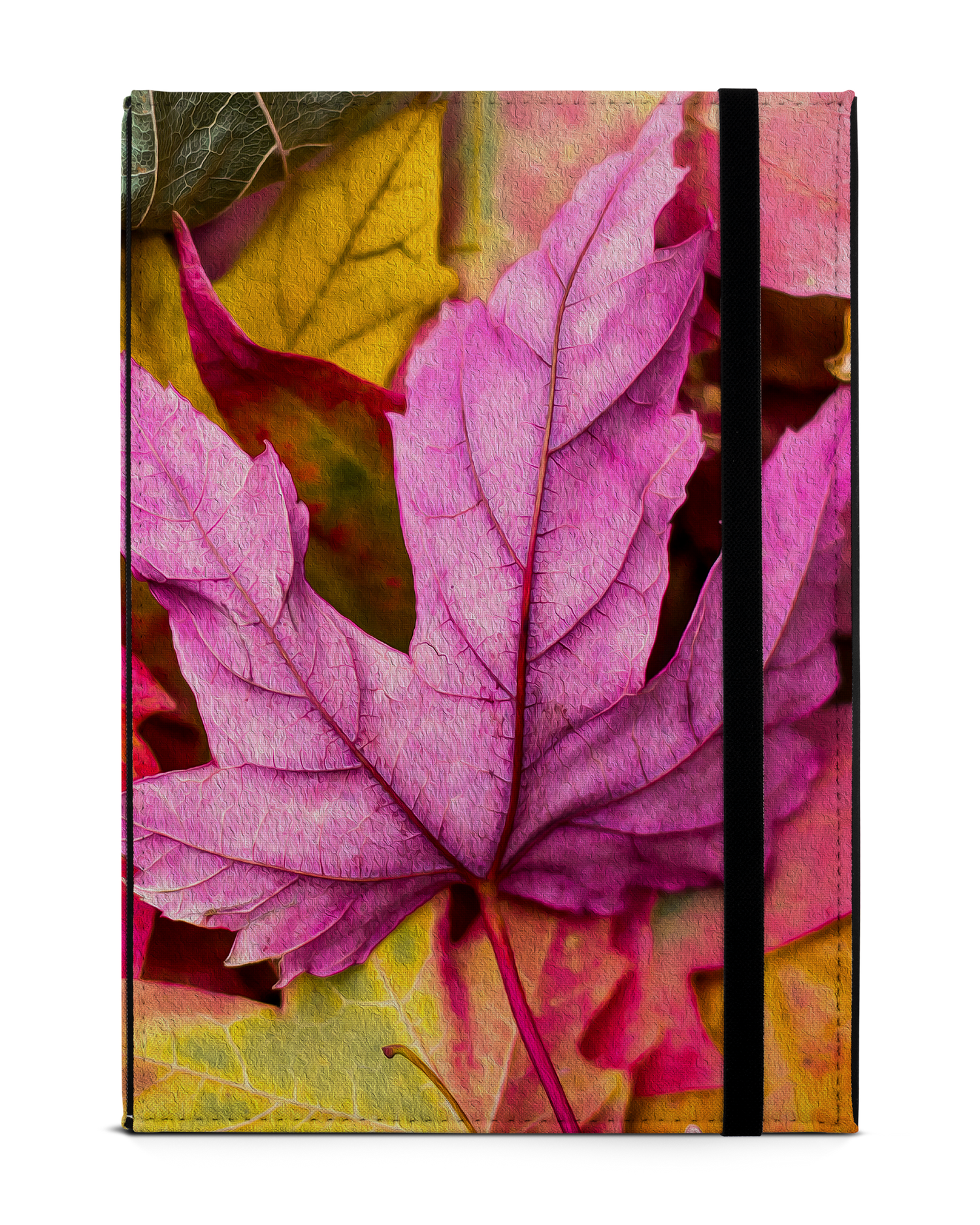 Autumn Leaves Tablet Case M: Front View