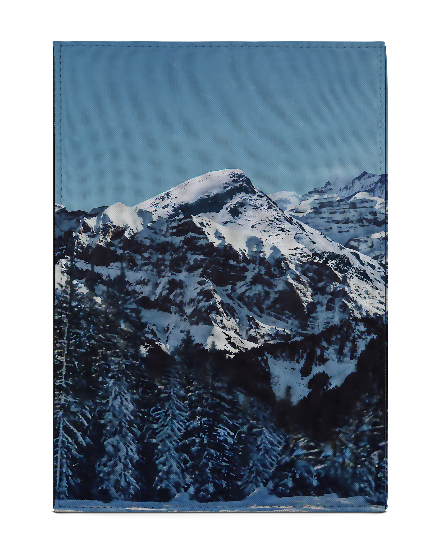 Winter Landscape Tablet Case M: Back View