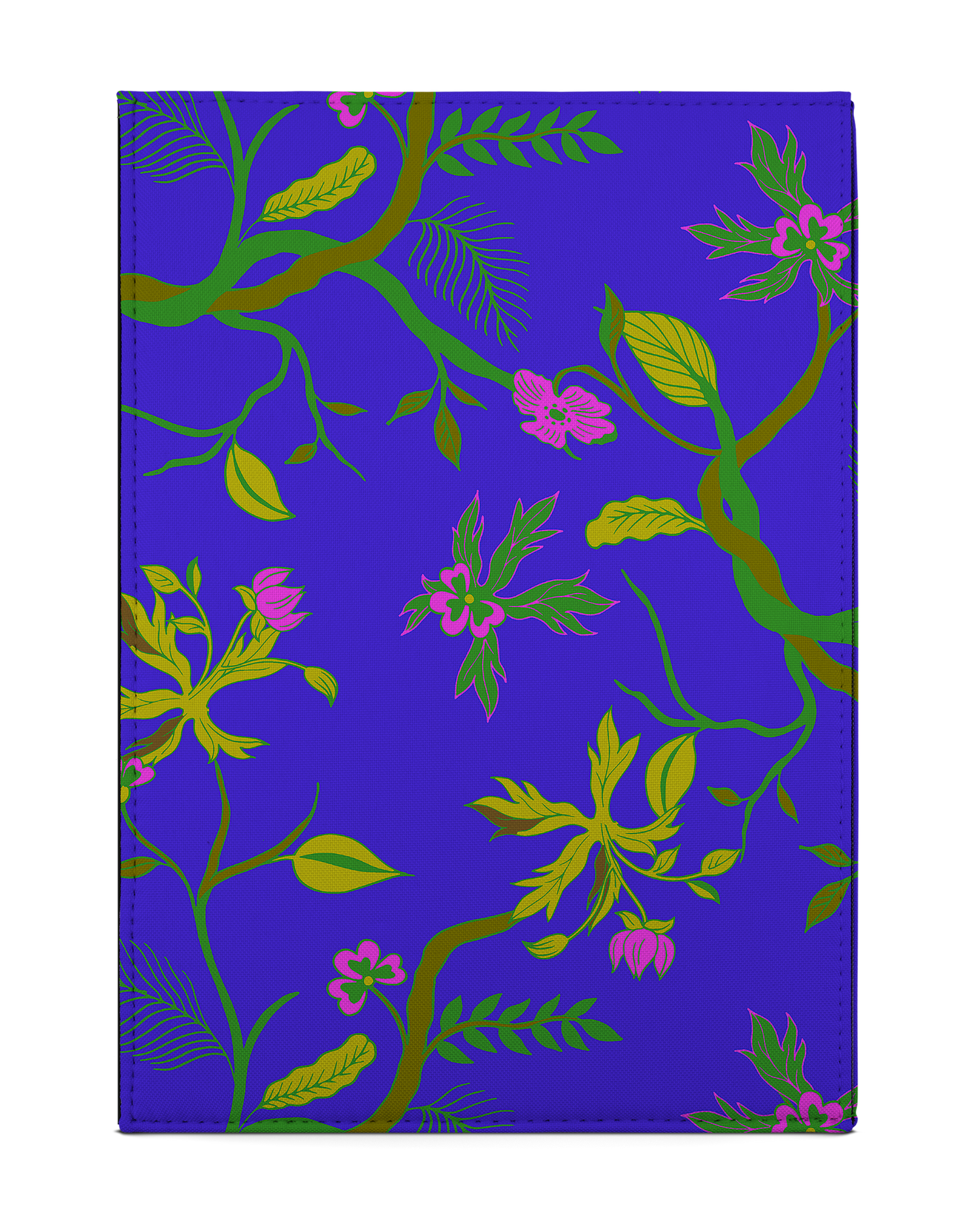 Ultra Violet Floral Tablet Case M: Back View