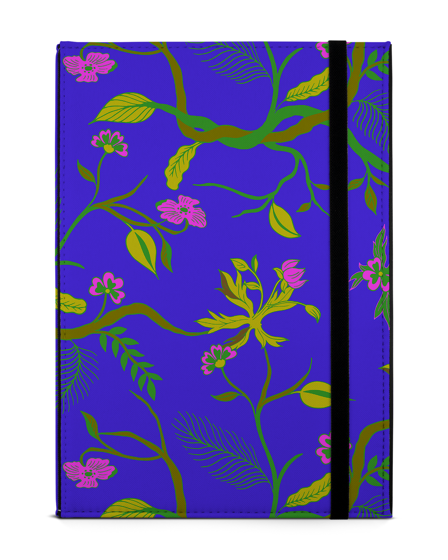Ultra Violet Floral Tablet Case M: Front View
