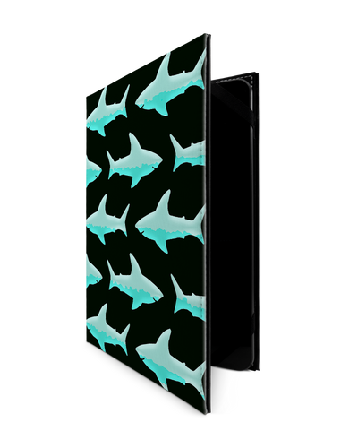 Neon Sharks Tablet Case L