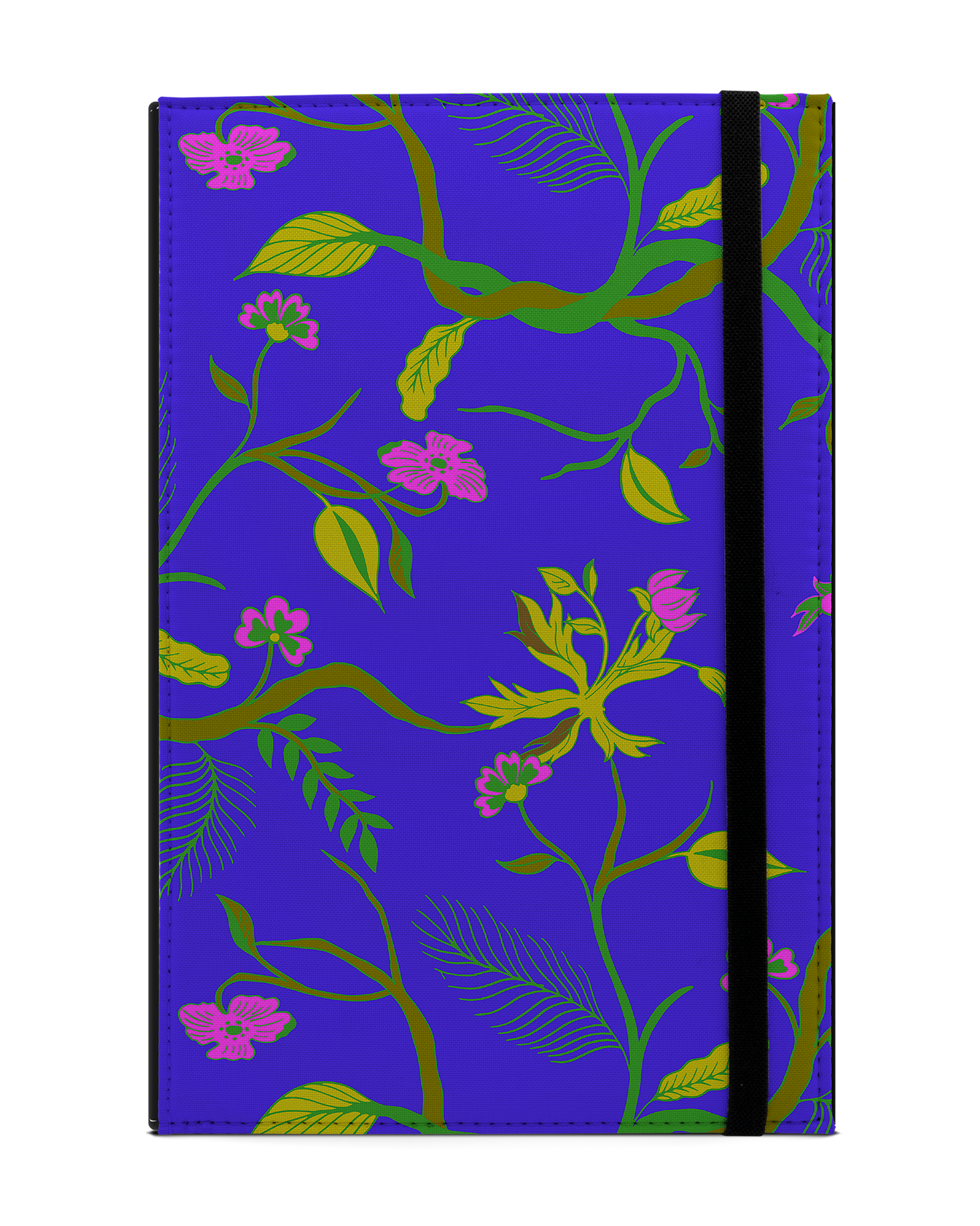 Ultra Violet Floral Tablet Case L: Front View