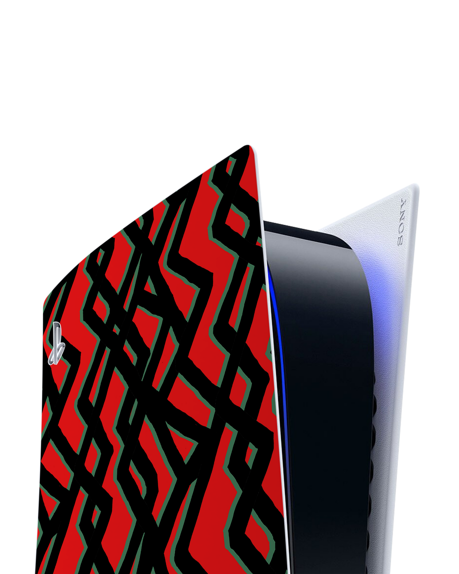 Fences Pattern Console Skin for Sony PlayStation 5 Digital Edition: Detail shot