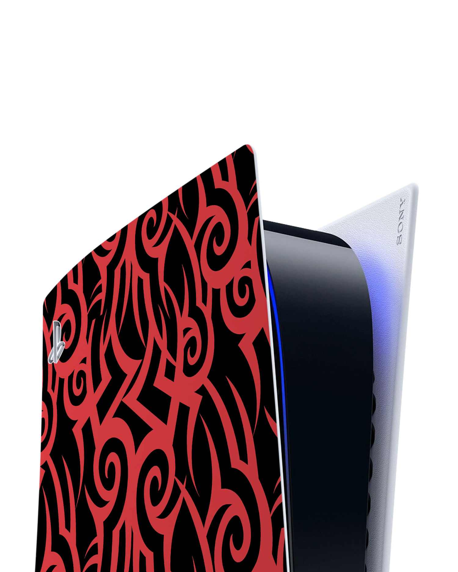 Tribal Pattern Console Skin for Sony PlayStation 5 Digital Edition: Detail shot