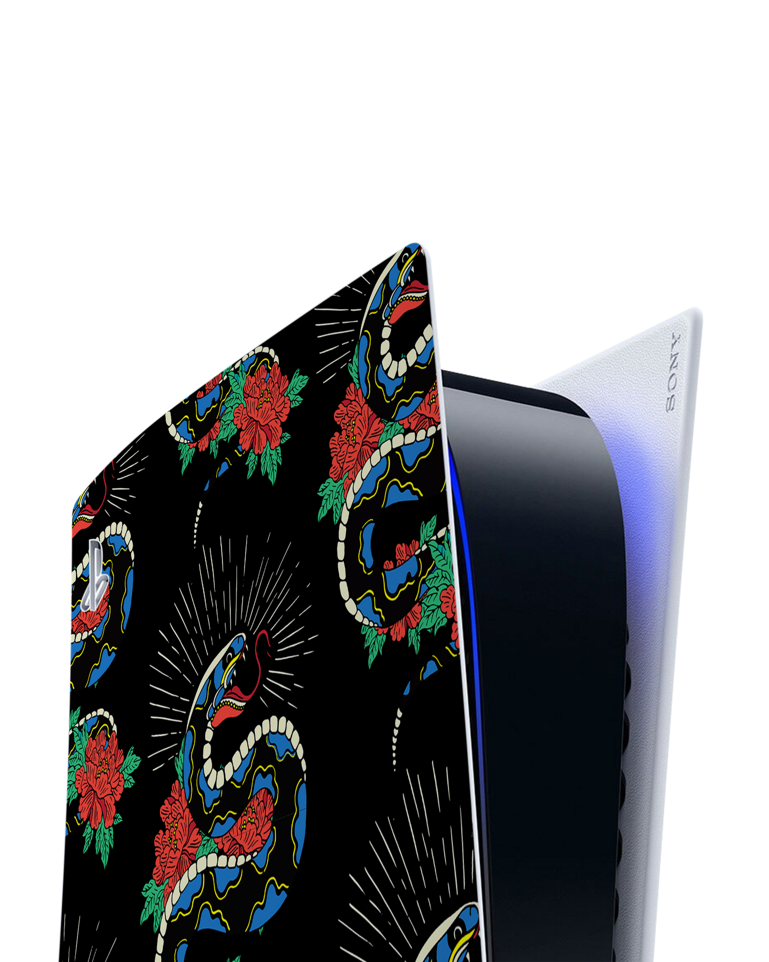 Repeating Snakes 2 Console Skin for Sony PlayStation 5 Digital Edition: Detail shot