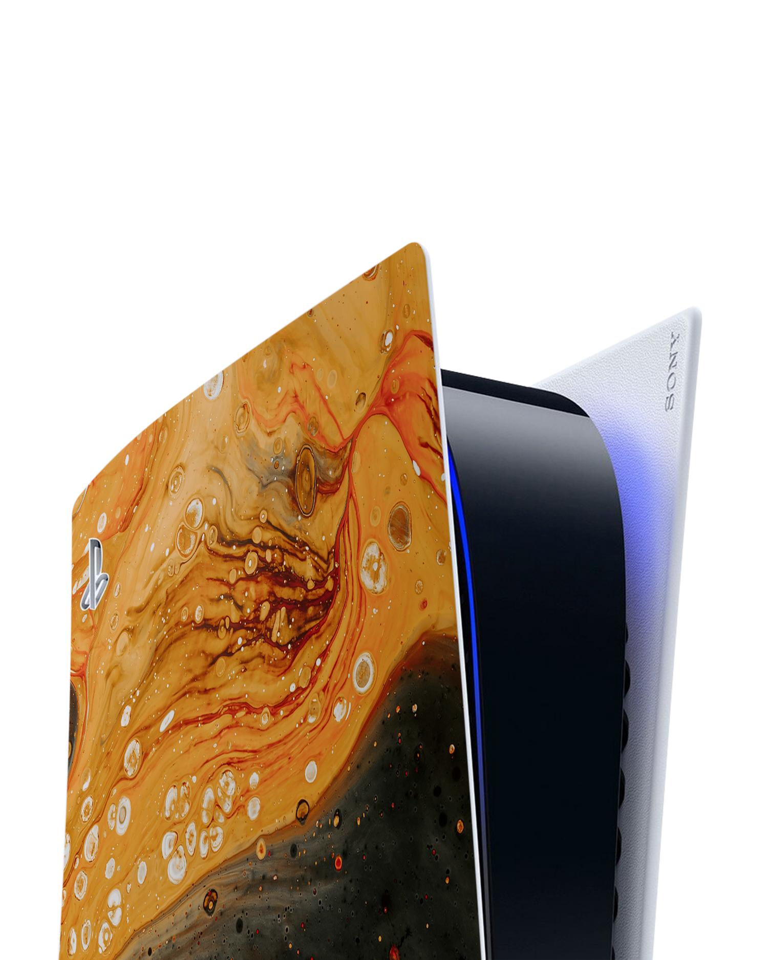 Jupiter Console Skin for Sony PlayStation 5 Digital Edition: Detail shot