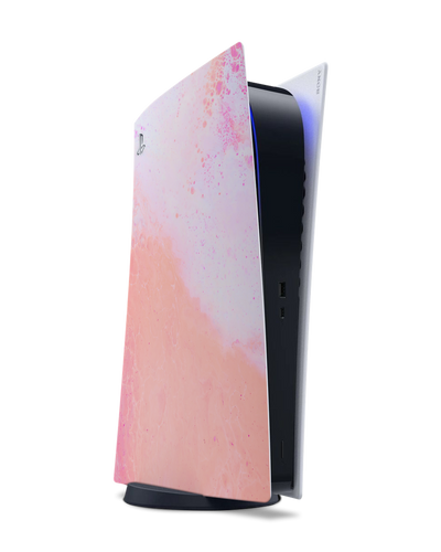 Peaches & Cream Marble Console Skin for Sony PlayStation 5 Digital Edition