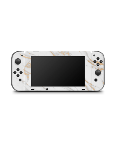 Gold Marble Elegance Console Skin for Nintendo Switch