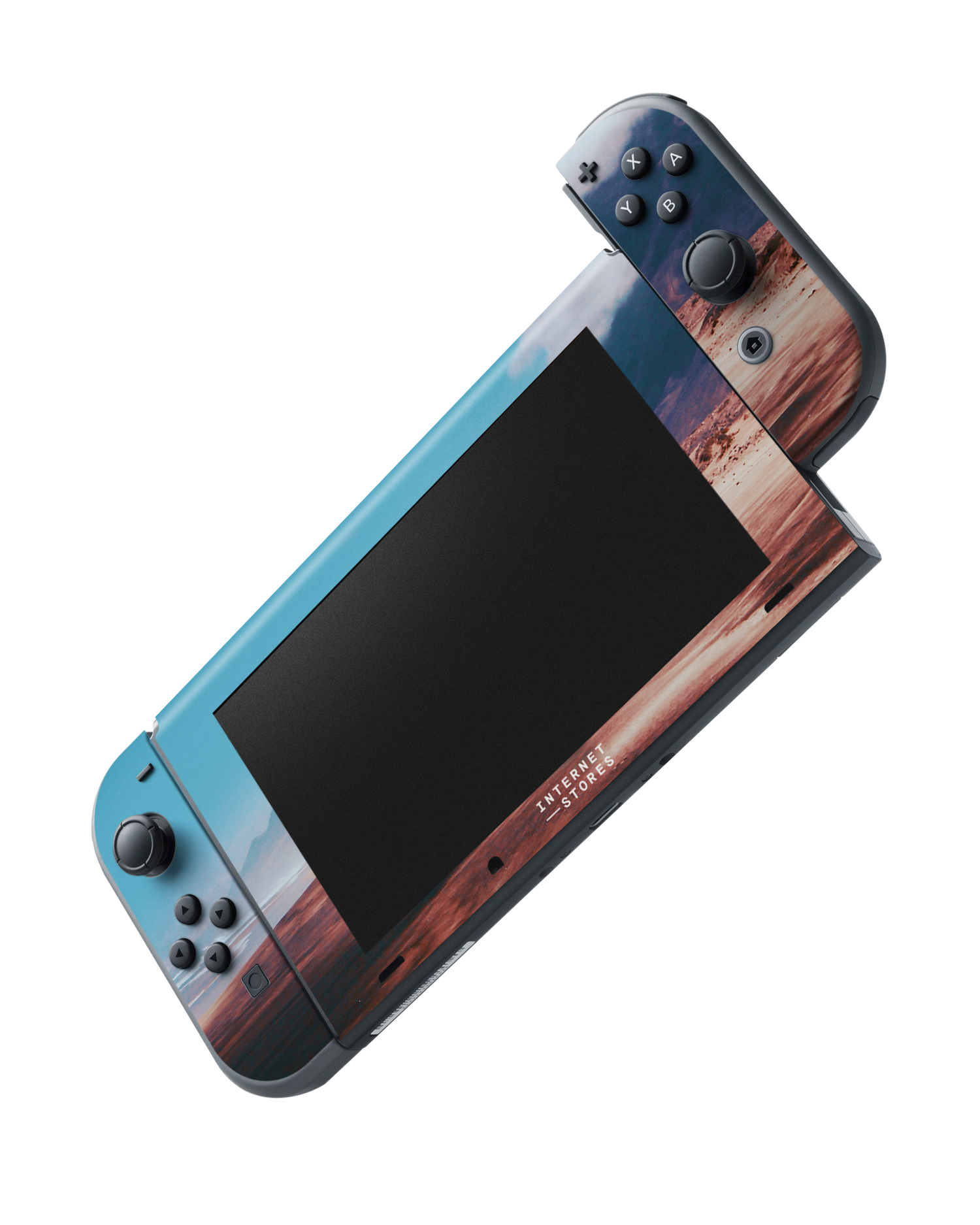 Sky Console Skin for Nintendo Switch: Joy-Con removing 
