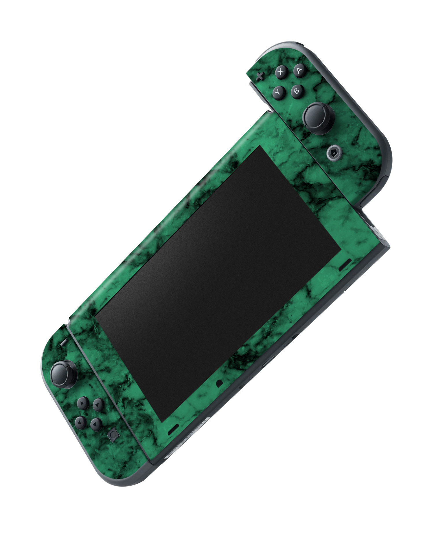 Green Marble Console Skin for Nintendo Switch: Joy-Con removing 