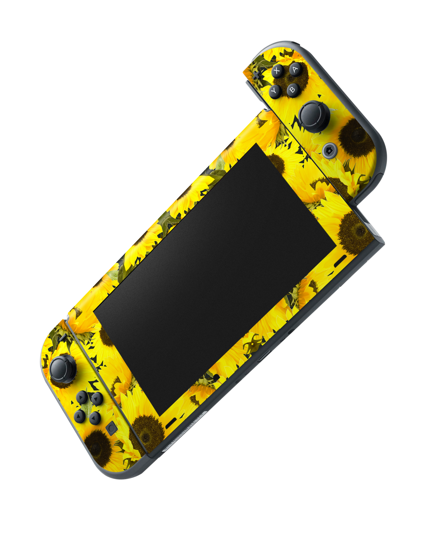 Sunflowers Console Skin for Nintendo Switch: Joy-Con removing 
