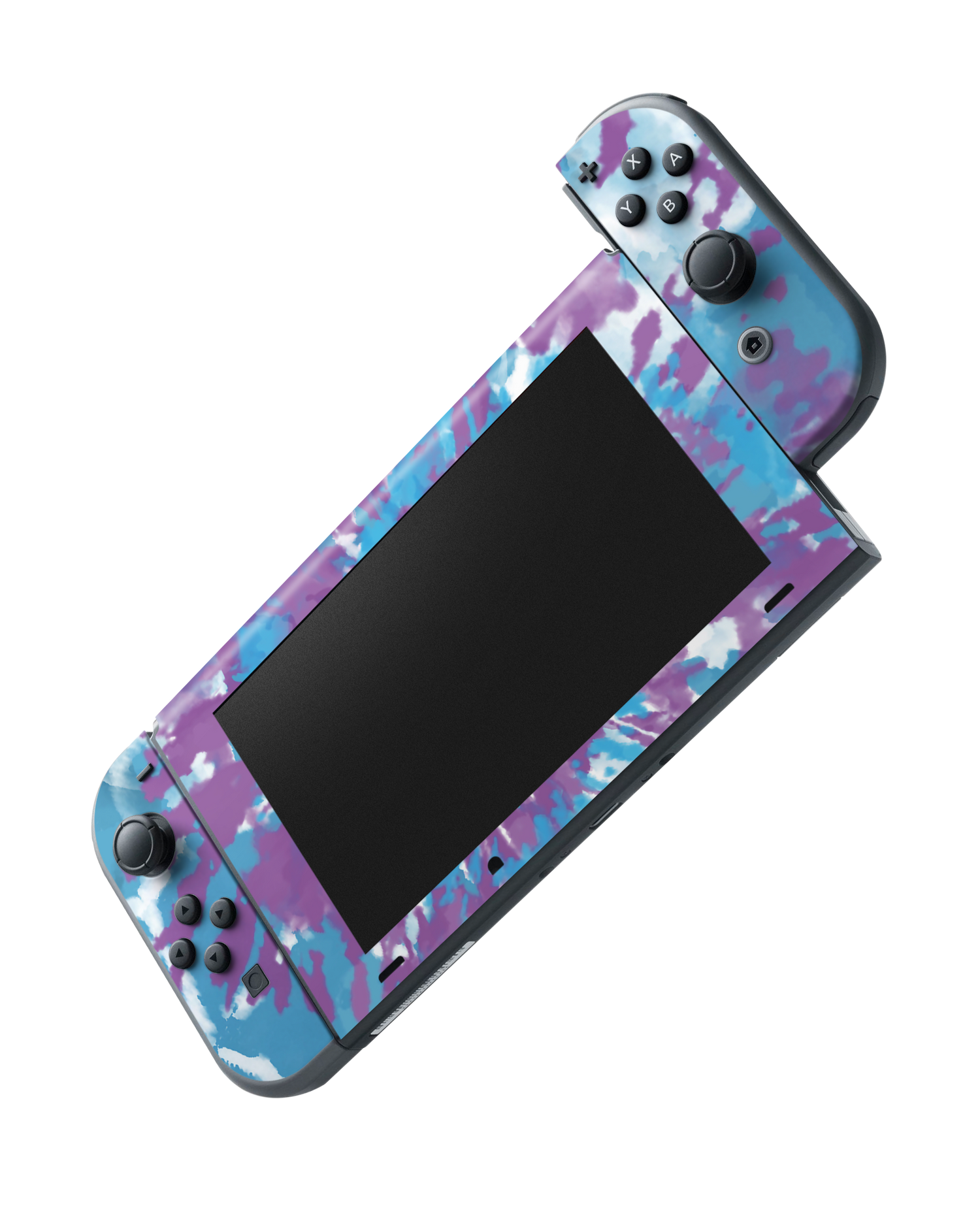 Classic Tie Dye Console Skin for Nintendo Switch: Joy-Con removing 