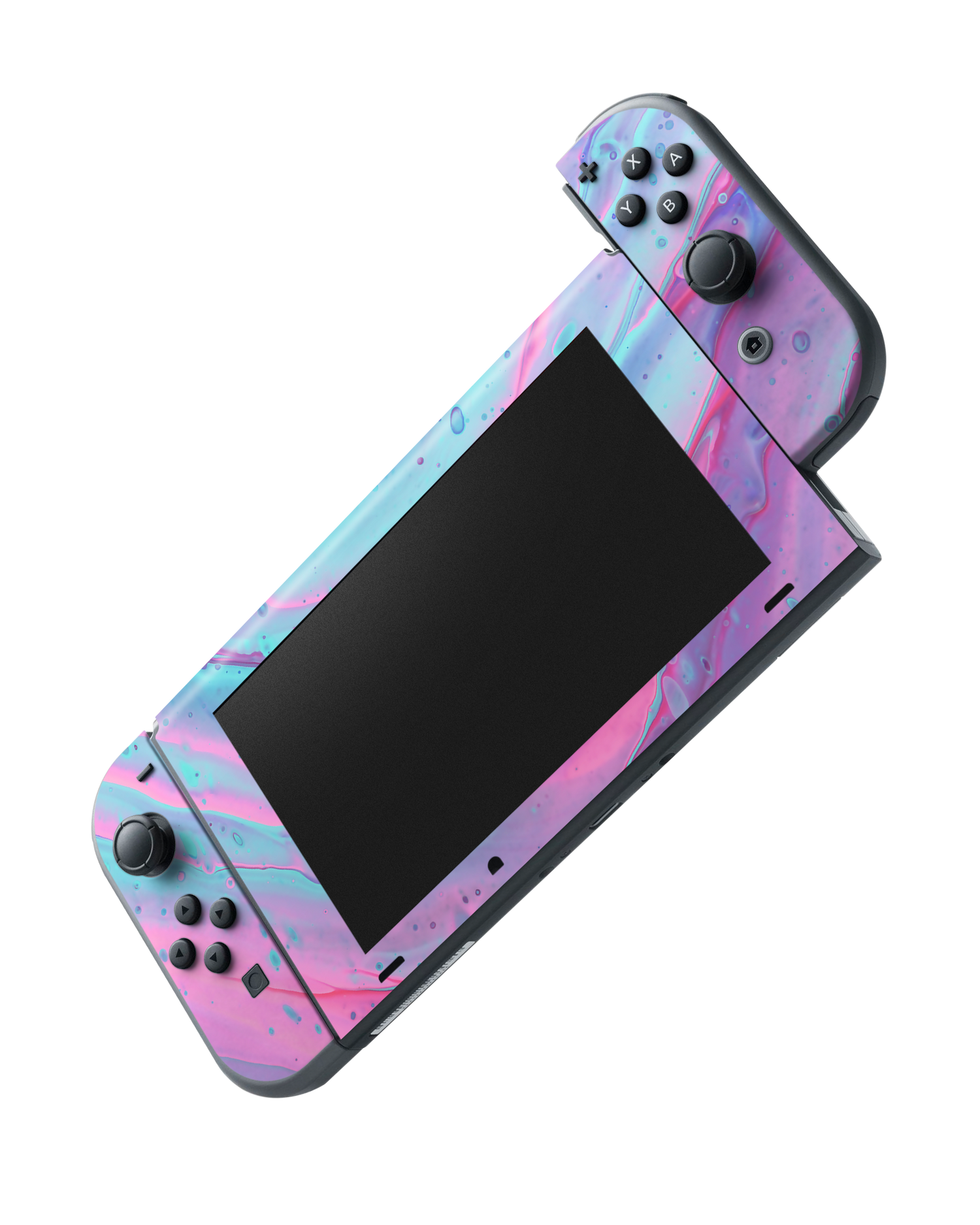 Wavey Console Skin for Nintendo Switch: Joy-Con removing 