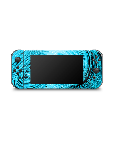 Turquoise Ripples Console Skin for Nintendo Switch