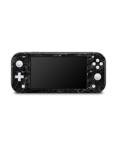 Midnight Marble Console Skin for Nintendo Switch Lite: Front view