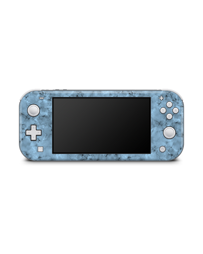 Blue Marble Console Skin for Nintendo Switch Lite: Front view