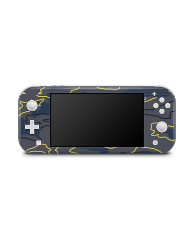 Linear Camo Console Skin for Nintendo Switch Lite: Front view