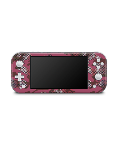 Fall Camo V Console Skin for Nintendo Switch Lite: Front view