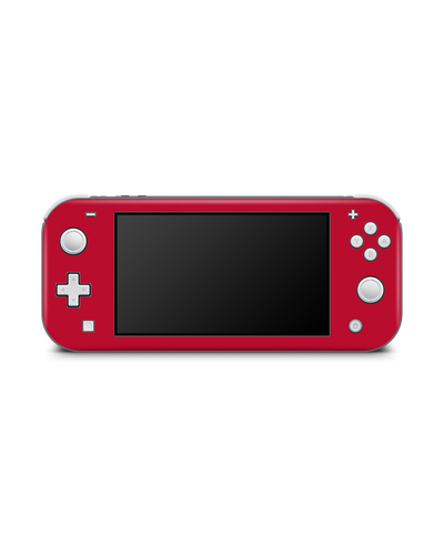 RED Console Skin for Nintendo Switch Lite: Front view