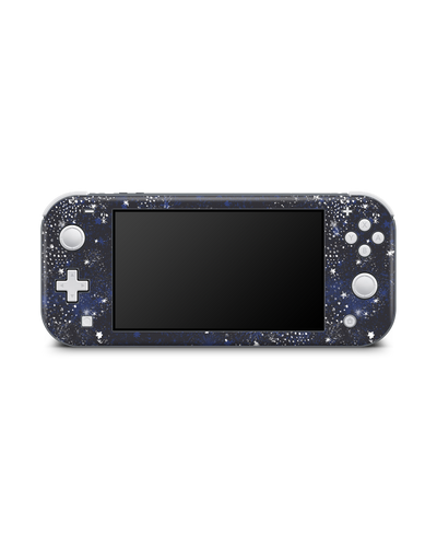 Starry Night Sky Console Skin for Nintendo Switch Lite: Front view