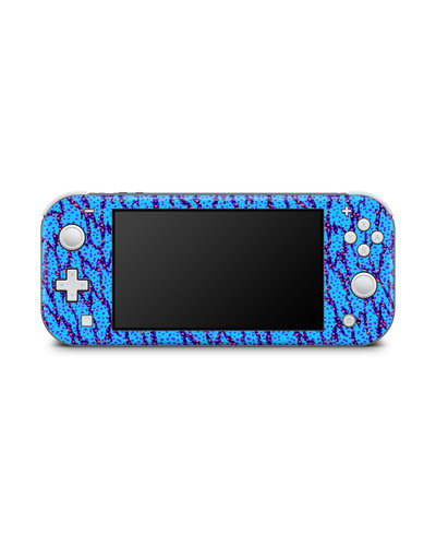 Electric Ocean Console Skin for Nintendo Switch Lite: Front view