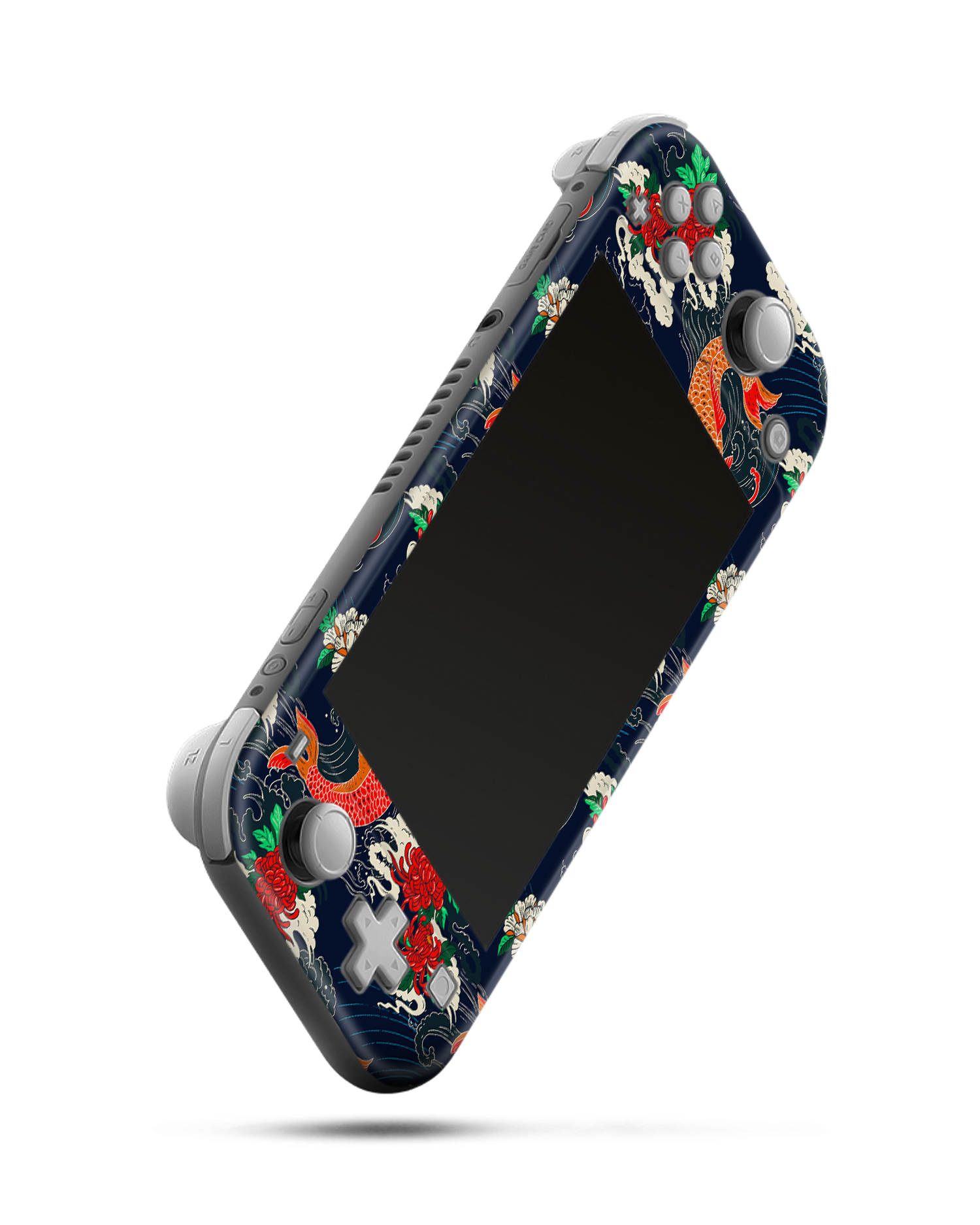 Repeating Koi Console Skin for Nintendo Switch Lite: Side view