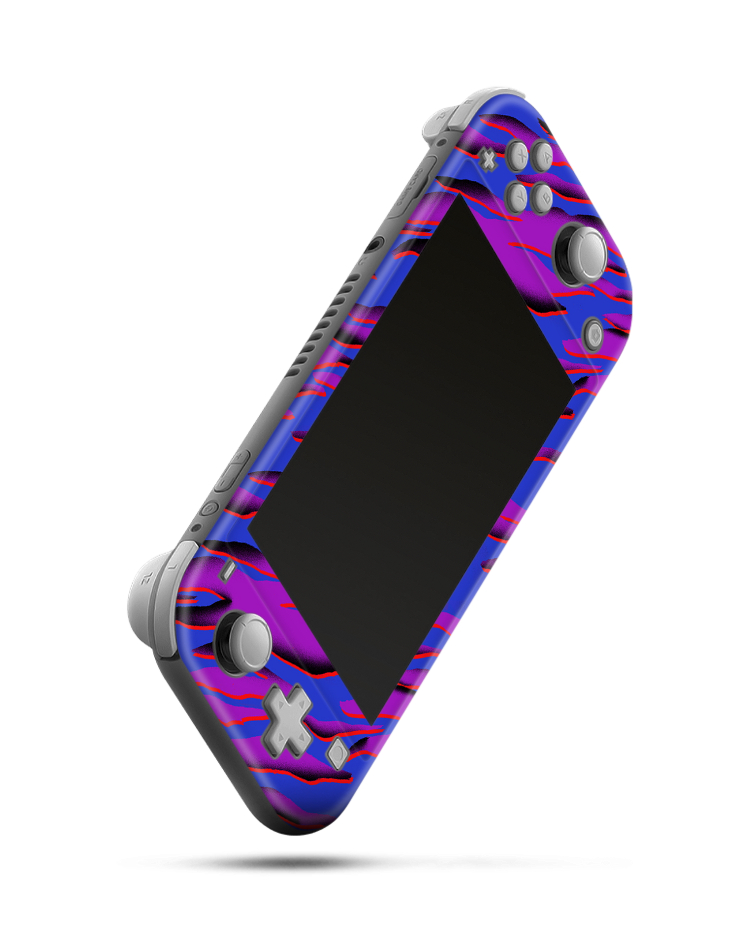 Electric Ocean 2 Console Skin for Nintendo Switch Lite: Side view