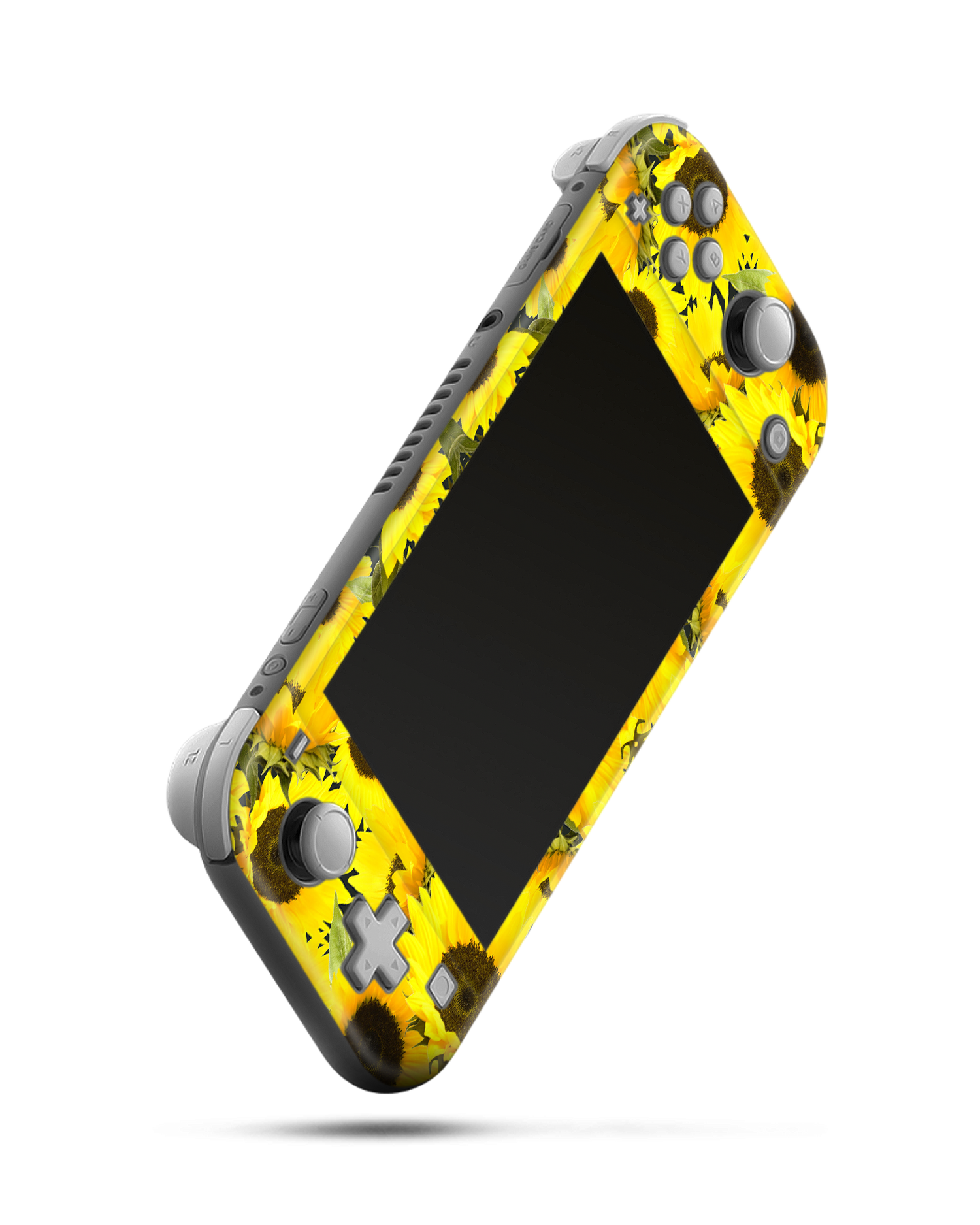 Sunflowers Console Skin for Nintendo Switch Lite: Side view