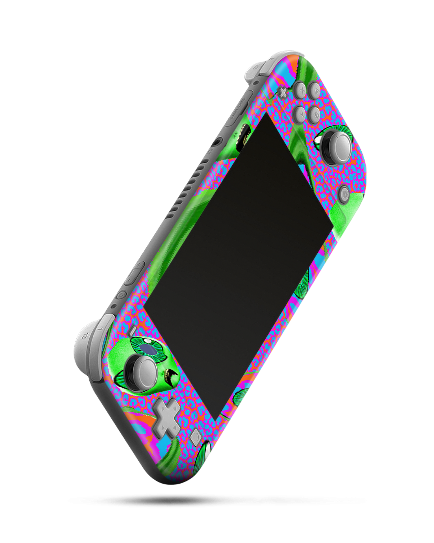 Alien Trip Console Skin for Nintendo Switch Lite: Side view