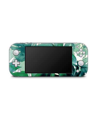 Saturated Plants Console Skin for Nintendo Switch Lite: Front view