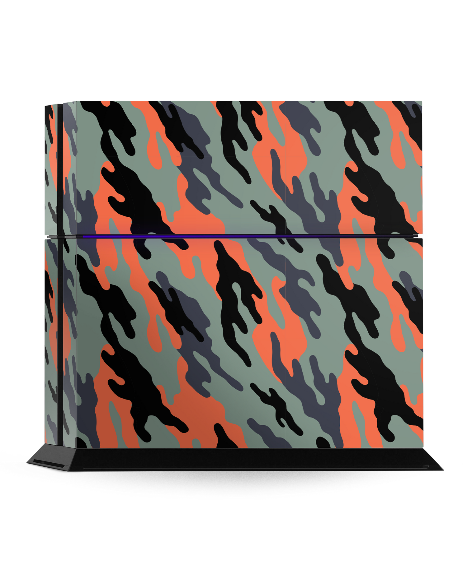Camo Sunset Console Skin for Sony PlayStation 4: Standing