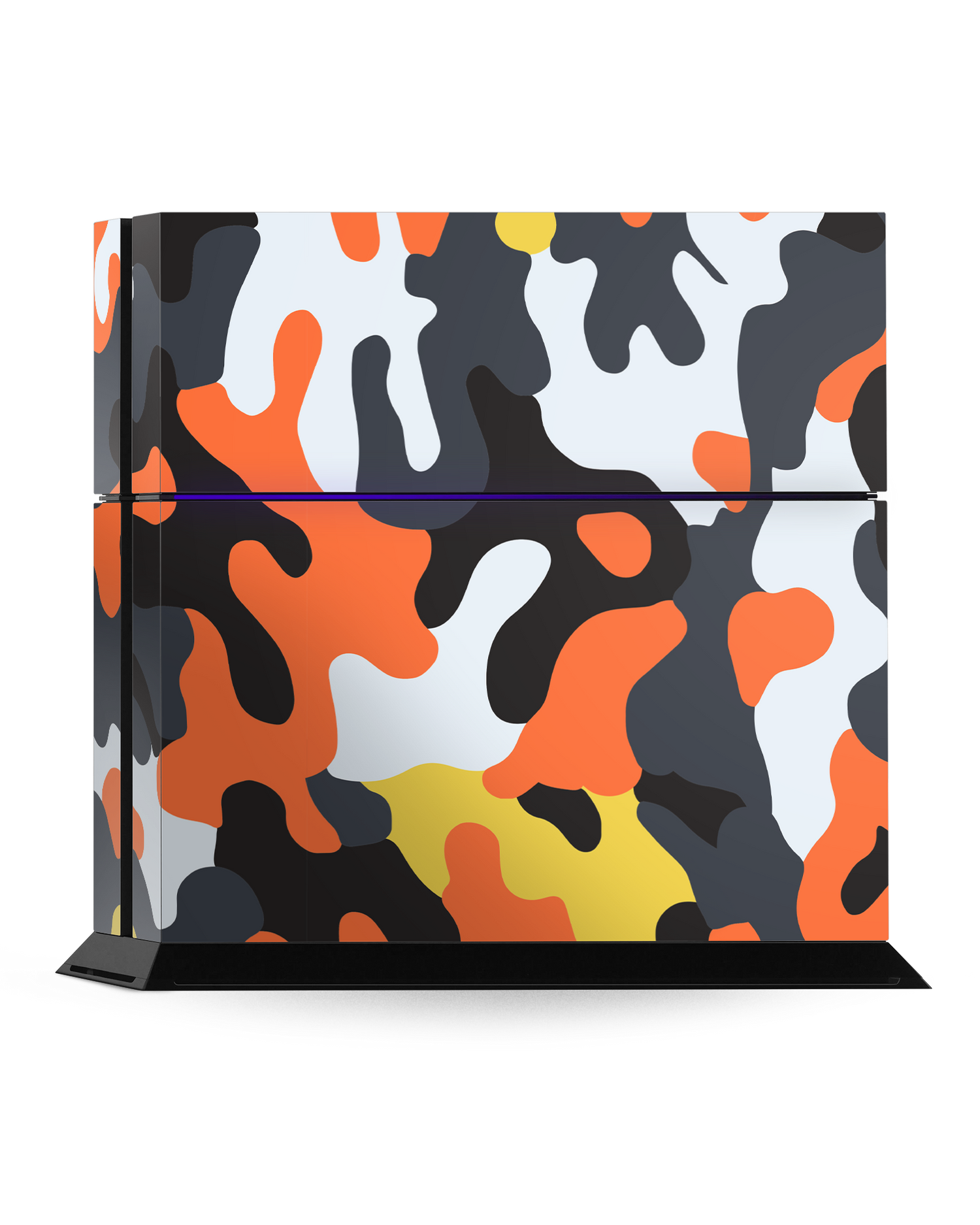 Colourful Camo Console Skin for Sony PlayStation 4: Standing
