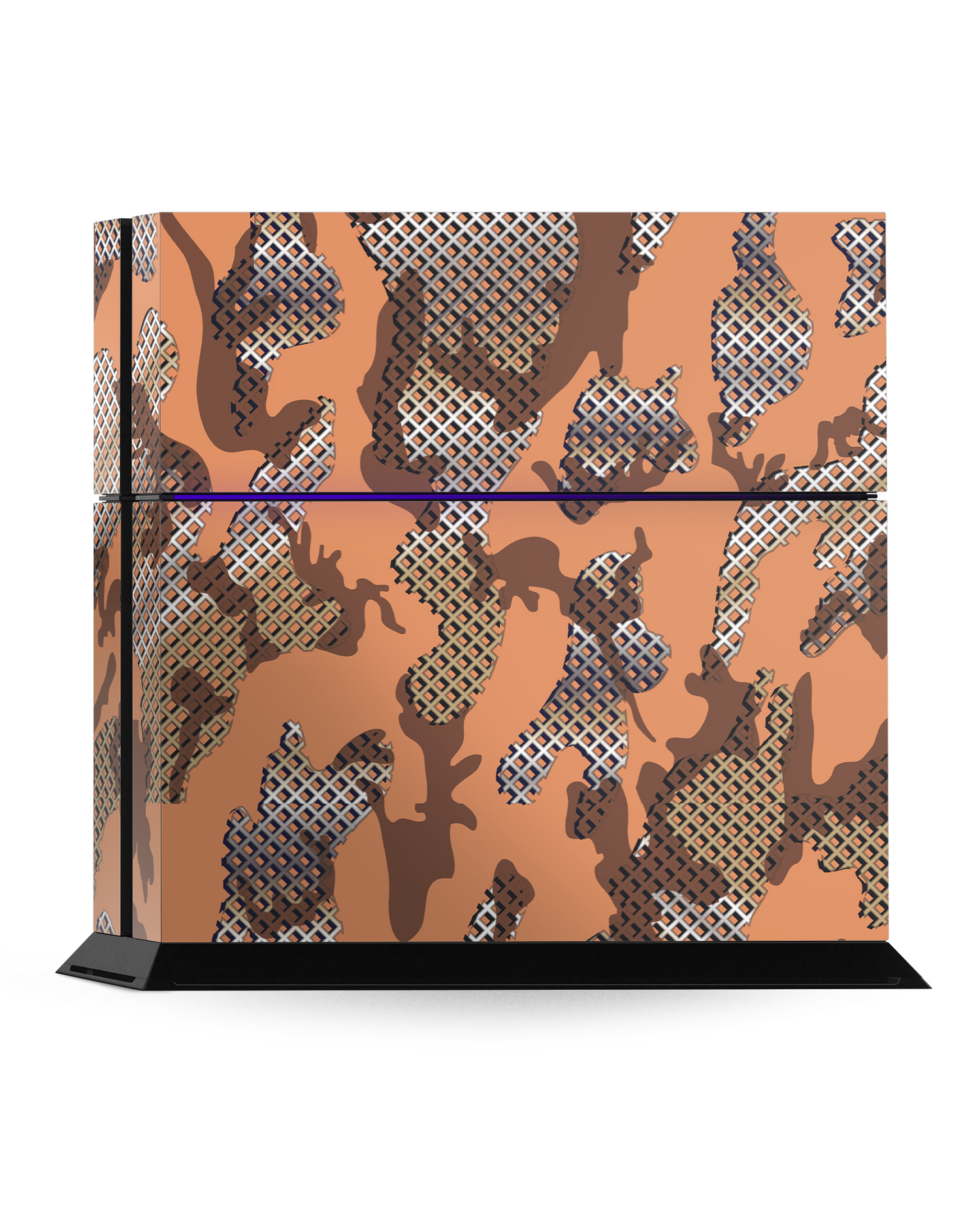 Fall Camo IV Console Skin for Sony PlayStation 4: Standing