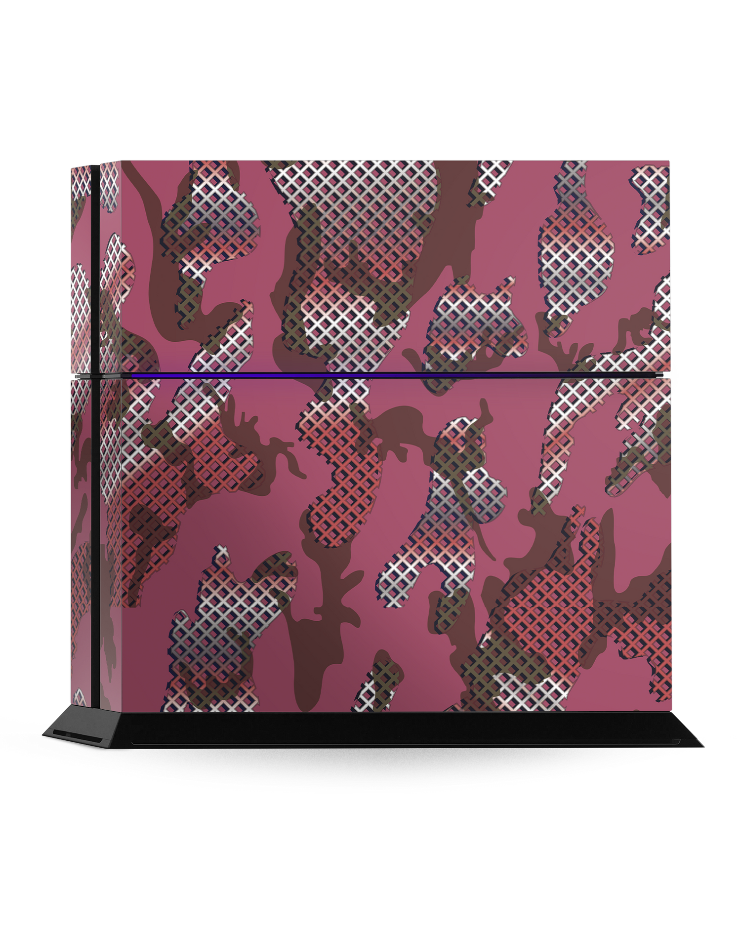 Fall Camo V Console Skin for Sony PlayStation 4: Standing