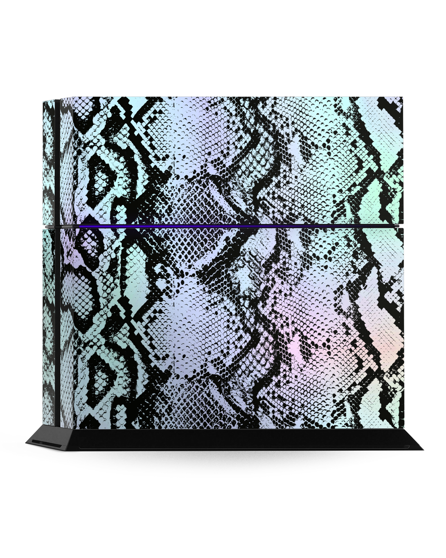Groovy Snakeskin Console Skin for Sony PlayStation 4: Standing