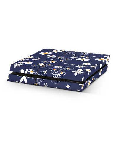 Navy Daisies Console Skin for Sony PlayStation 4