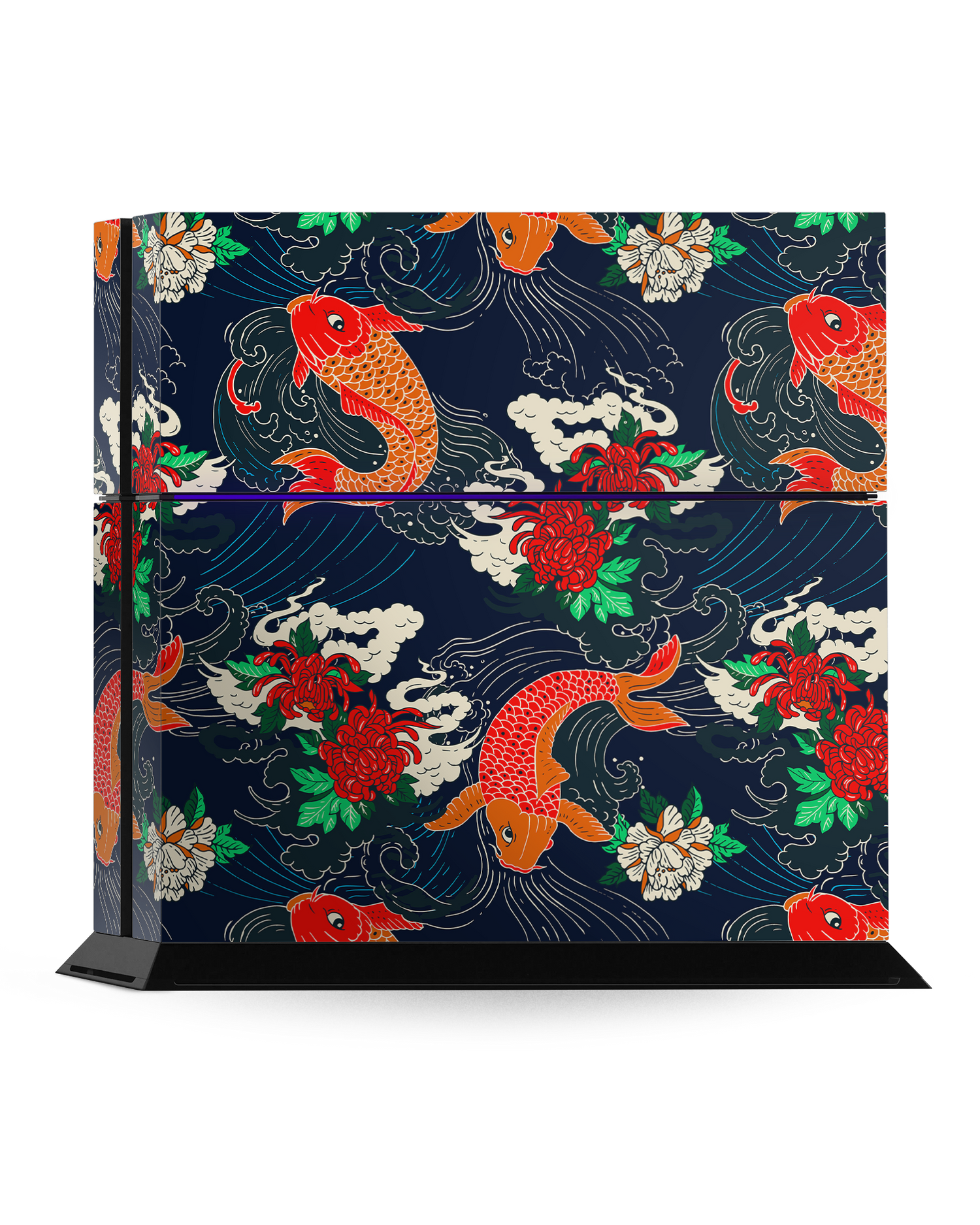 Repeating Koi Console Skin for Sony PlayStation 4: Standing