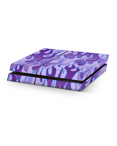 Purple Flames Console Skin for Sony PlayStation 4