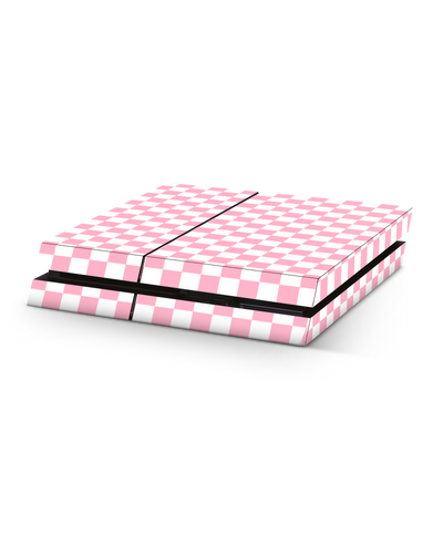 Pink Checkerboard Console Skin for Sony PlayStation 4