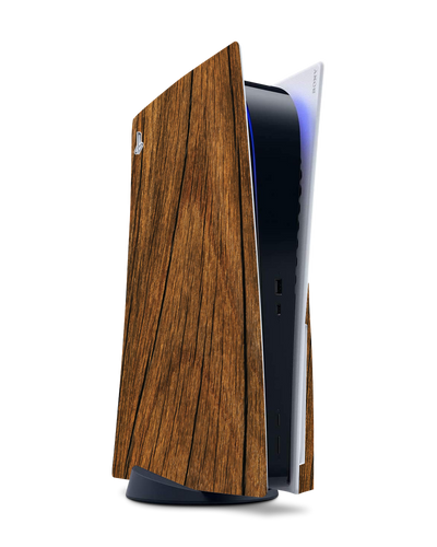 Wood Console Skin for Sony PlayStation 5
