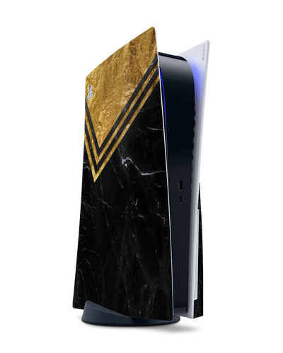 Gold Marble Console Skin for Sony PlayStation 5