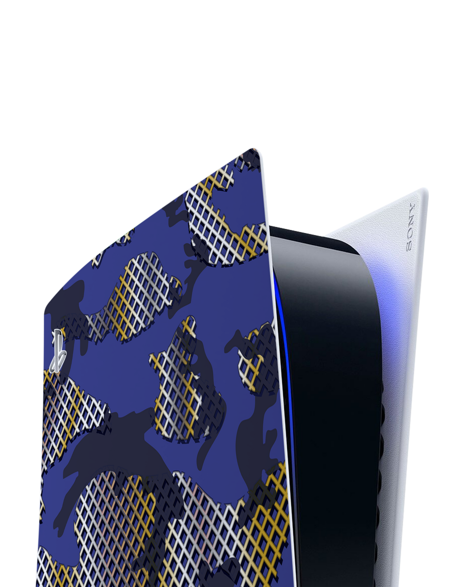 Fall Camo III Console Skin for Sony PlayStation 5: Detail shot